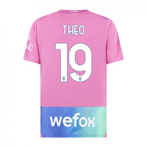 Camiseta AC Milan Theo 19 Tercera 2023-24 Camiseta AC Milan Theo 19 Tercera 2023-24
